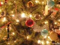 18623NrUsm - Playing with our Christmas Tree decorations.JPG